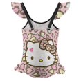 thumbnail image 6 of Hello Kitty Girls One Piece Swimsuits Hawaiian Summer Swimwear Beach Bathing Suit Outfits, 6 of 7