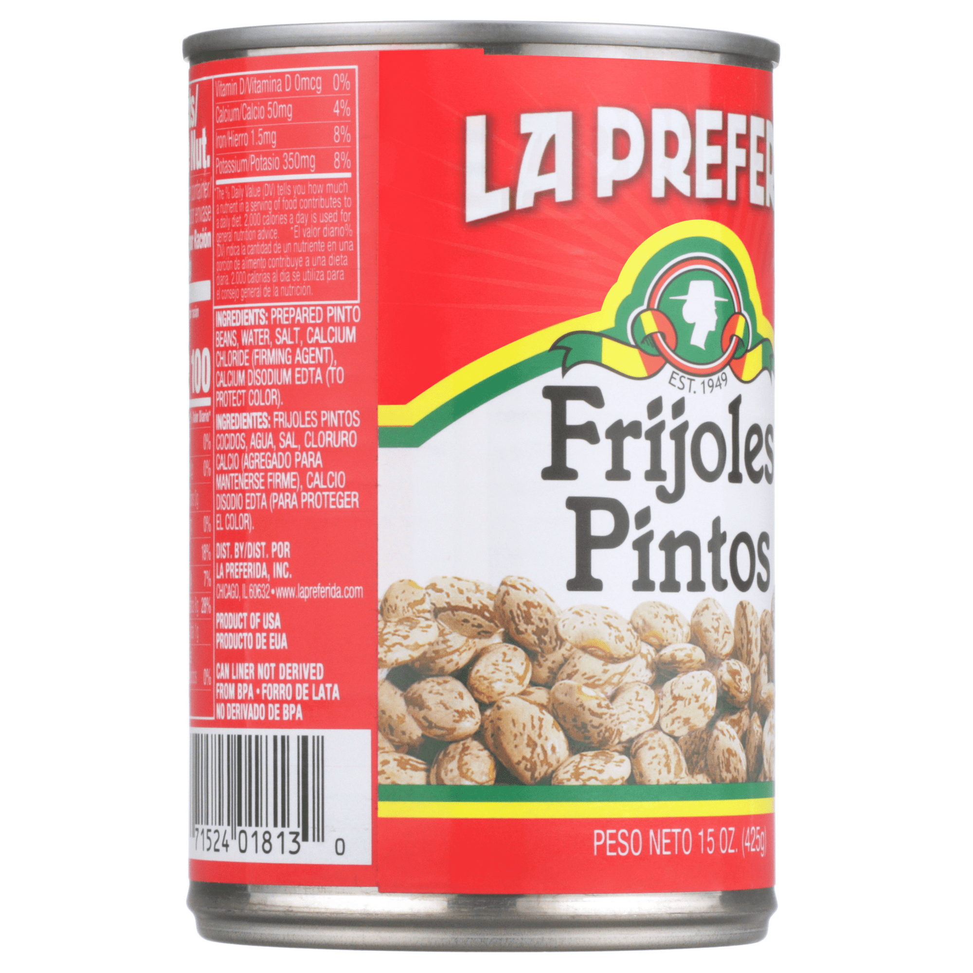 (12 pack) La Preferida Pinto Beans, 15 oz, Can