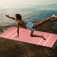 thumbnail image 5 of Large Beach Towel with Tassels, 35x70 Polyester, Quick-dry & Sand Resistant, Oversized Absorbent Towel for Adults, Beach Blanket for Vacation, Pool, and Travel,Vsgery, 5 of 7