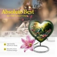 thumbnail image 5 of Heart Urns For Ashes Small - Hummingbird Keepsake For Ashes - Urn For Human Ashes Adult Men - Cremation Memorial - Humming Bird Heart Urn - Urns For Women Human Ashes (Size - 3inch, 2pcs), 5 of 5