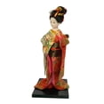 thumbnail image 5 of deevoka Collectible Figurine Statue Kabuki Doll Ornament Japanese Kimono Geisha Doll C, 5 of 9