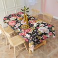 thumbnail image 3 of Pioneer Flower Floral Print Pattern Rectangle Tablecloth 60"x120",Waterproof Polyester Rectangle Table Cloth, Wipeable Spillproof Polyester Tablecloth for Dining, Camping, Indoor and Outdoor, 3 of 6