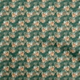 thumbnail image 1 of oneOone Cotton Jersey Dark Green Fabric Harvest Quilting Supplies Print Sewing Fabric By The Yard 58 Inch Wide, 1 of 4