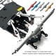 thumbnail image 4 of Vogacara Eje trasero de coche con Control remoto, modelo de aluminio 1/12, actualización automática, piezas de repuesto para reparación, reemplazo para Kits de construcción modelo Gris Vogacara FN011016-04, 4 of 6