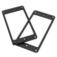 thumbnail image 1 of Electric Guitar Pickup Frame, Musical Instrument Accessories Pickup Mounting Ring 2Pcs  For Guitar Pickups Silver,Black,Gold, 1 of 8