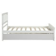 thumbnail image 5 of Cfowner Solid Wood Platform Bed with Trundle, Wood Slat Support, 5 of 5