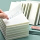 thumbnail image 2 of Bloc de notas adhesivas transparentes, papelería escolar, suministros de oficina, envío gratis, 50 hojas, 2 of 4