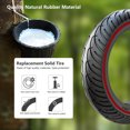 thumbnail image 3 of 2pcs 8.5 Inch Electric Scooter Solid Rubber Tire with Mounting Tool Tire Lever Puncture-proof Solid, 3 of 8