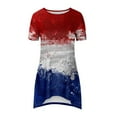 cllios Womens Independence Day Shirts Casual Patriotic Stars and