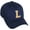Navy, variant on Classic 3D Varsity White Neon Orange Initial Letters Baseball Dad Hat, Navy, Letter H