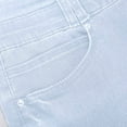 thumbnail image 6 of Womens Plus Size Flare Jeans High Waisted Butt Lifting Stretchy Bell Bottom Denim Pants for Women Jean Trousers (5X-Large, Light Blue), 6 of 6