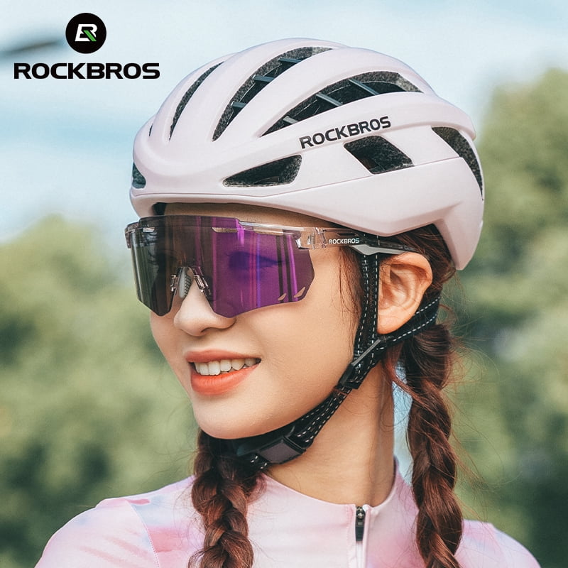 ROCKBROS Cycling Sunglasses Photochromic Polarized Lens Windproof UV400 Sunglass