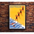 thumbnail image 2 of Australia - Surf Club - Vintage Travel Poster (12x18Inches), 2 of 6