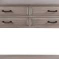 thumbnail image 3 of HomeRoots Decor Wooden Sideboard with 4 Spacious Drawers and 1 Open Shelf, Brown, 3 of 5