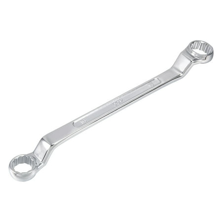 18mm Ratcheting Box End Wrench - 16mm x 18mm Metric 12 Point Offset Double Box End Wrench Chrome Plated, Cr-V