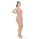 thumbnail image 2 of Vestido con textura de plumas Roman Fashion/Juvenil, 083 (Palo de rosa) rosa M, 2 of 6