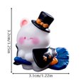 thumbnail image 3 of Halloween Mini Scene Blind Bag Figurine Ghost Pumpkin Bear DIY Decor Micro Landscape Accessory for Party Favor Gift (A), 3 of 6