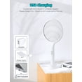 thumbnail image 5 of Raqueta Mata Mosquitos Lámpara Led Recargable Electrica, Color Blanco, 5 of 5