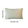 thumbnail image 3 of wycnly Plaid Pillowcase Bohemian Style Soft Breathable Polyester Envelope Closure Wrinkle Resistant Easy Clean Machine Washable for Bedroom Bedding Home Decor, 3 of 6