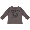 thumbnail image 3 of Inktastic Daddys Little Beard Puller Boys or Girls Long Sleeve Toddler T-Shirt, 3 of 5