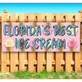 thumbnail image 2 of Florida's Best Ice Cream 13 oz Vinyl Banner With Metal Grommets, 2 of 5