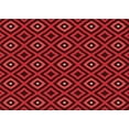 thumbnail image 1 of Ahgly Company Indoor Rectangle Patterned Saffron Red Area Rugs, 4' x 6', 1 of 1
