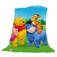 thumbnail image 3 of Winnie the Pooh Characters Ultra-Soft Throw Blanket Themed Blanket Soft Plush Blanket Comfortable , Kids Bedding in Home Bed Sofa Chairs Dorm, 3 of 10