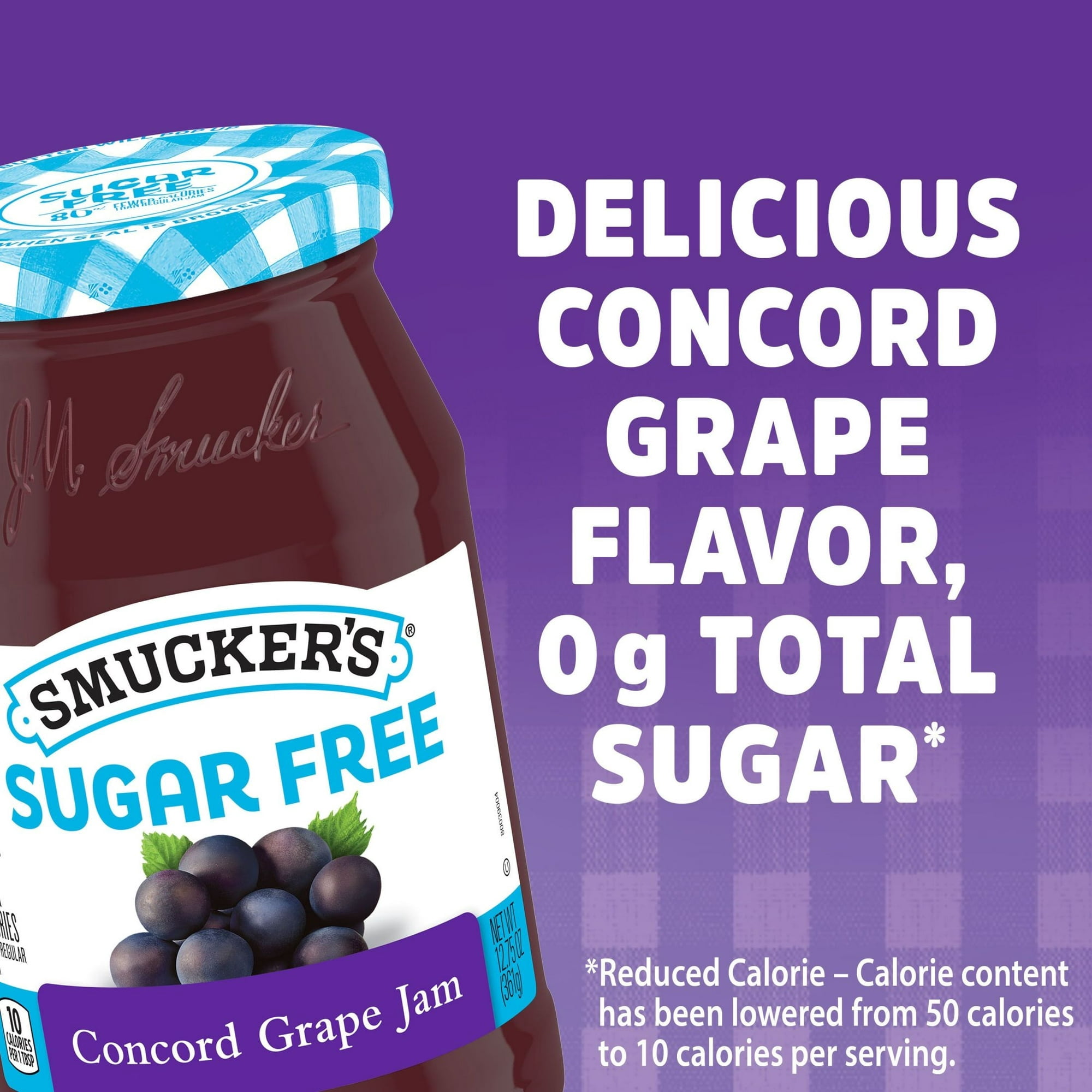 Smucker's Sugar Free Concord Grape Jam, 12.75 oz
