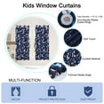thumbnail image 4 of Kids Curtains Window Curtain Panels for Kid Room Curtain Space Astronaut Series Pattern Decorative Printed Curtains, Set of 2 Panels 42 x 84inch, 4 of 8
