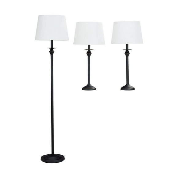 Ensemble lampadaire sur pied HOMETRENDS