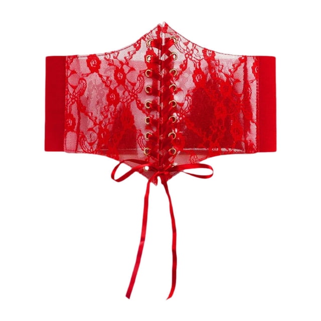 Faja de Cintura Yuyangstore con Cinturón de Corsé de Encaje para Disfraz de Halloween