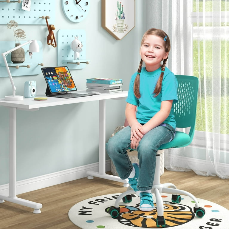 Costway Ergonomic Kids Desk Chair, Adjustable Height, Swivel