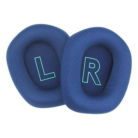 relayinert Ear Pads Earphones Cushion Hearing Protection Breathable Mesh Noise Cancelling Cover Replacement for Logitech G733 Headphones Blue