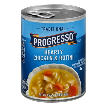 Progresso Hearty Chicken & Rotini Soup, 19 oz - Walmart.com