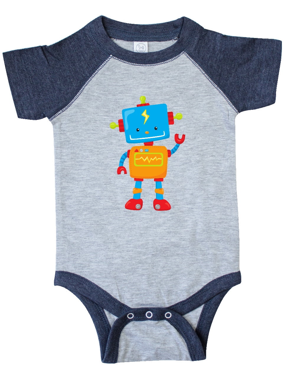 INKtastic Inktastic Cute Robot, Waving Robot, Colorful Robot Infant