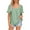 Green, variant on Square Neck Tops for Women, Yigetop Women's 2025 Summer Tops Trendy Short Sleeve Tshirt Ruffled Flared Sleeve Casual Square Neck Loose Fit Shirt Womens Summer Tops A L