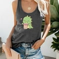 thumbnail image 1 of SMihono Hauts pour Femmes Débardeur pour Femmes Femme Été Imprimé Col Rond Sans Manches T-shirt Décontracté Haut Débardeur Débardeurs pour Femmes Hauts d'Été pour Femmes, 1 of 4