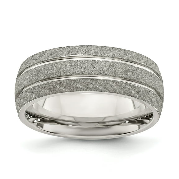 Primal Steel Stainless Steel Satin 8mm Band