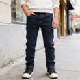 thumbnail image 6 of Boy's Skinny Ripped Jeans Destroyed Distressed Stretch Slim Fit Denim Pants Navy 13 Y-14 Y, 6 of 7