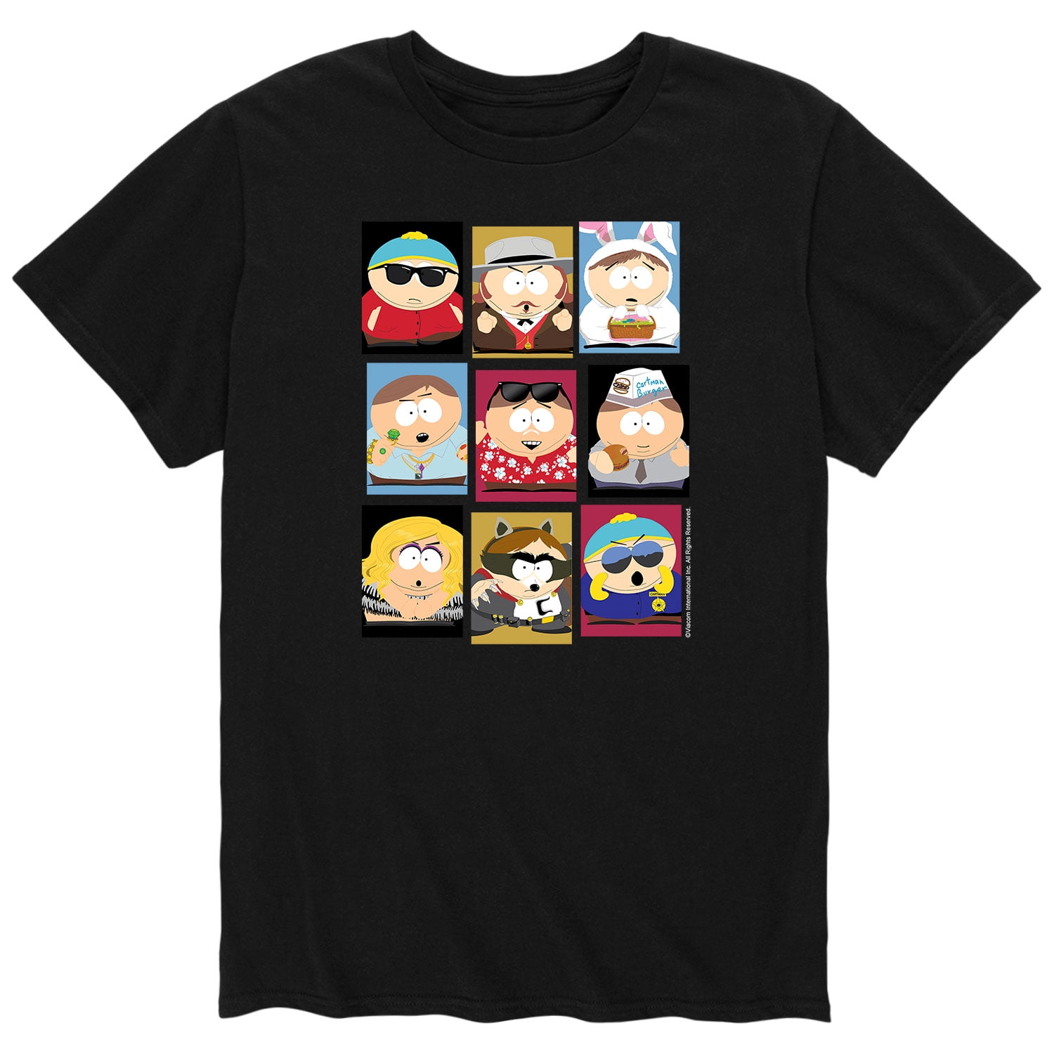 South Park - South Park Characters - Men's Short Sleeve Graphic T-Shirt ...