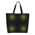thumbnail image 1 of Balery Mandala With Marijuana Leaf Bolsa Tote Estilo Estético con Cremalleras, Bolsa de Hombro, Bolsa de Compras Grande y Plegable, 1 of 8