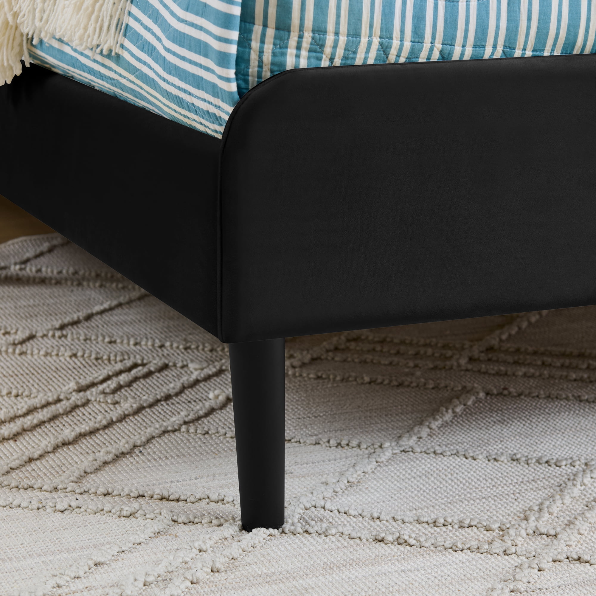 Gewnee Full Size Upholstered Velvet Daybed with 2 Storage DrawersSpace-Saving Sofa Bed for Guest Room or Apartment