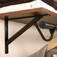 thumbnail image 2 of Knape & Vogt Manufacturing 217341 11 in. x 0.25 in. Bronze Shelf Bracket, 2 of 3