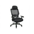 thumbnail image 1 of Space Seating 63 Series Grande Taille et Haute - Chaise - Accoudoirs - en Forme de T - Inclinaison - Pivotante - Maille - Noir, 1 of 3