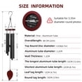 thumbnail image 4 of SAINSPEED Sympathy Wind Chimes for Outside Memorial Wind Chimes for Loss of Loved One, Wind Chimes Outdoor Clearance with Photo Frame & Hook, Memorial Gifts for Loss of Mother, Patio Decor(32Inch), 4 of 8