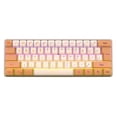 thumbnail image 2 of Seitruly Teclado mecánico con cable RGB, 61 teclas, hogar, oficina, negocios, escritorio, ordenador portátil, PC, teclado, accesorios de repuesto Videojuegos y accesorios Naranja, 2 of 6