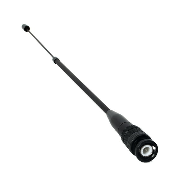HYS Dual Band Telescopic/Rod Soft Antenna VHF/UHF BNC (8inch)-(14inch) 2M/70CM Antenna