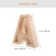 thumbnail image 5 of Alcancía con diseño de alfabeto creativo, elegante caja para ahorrar dinero, decoración de escritorio de moda., 5 of 8