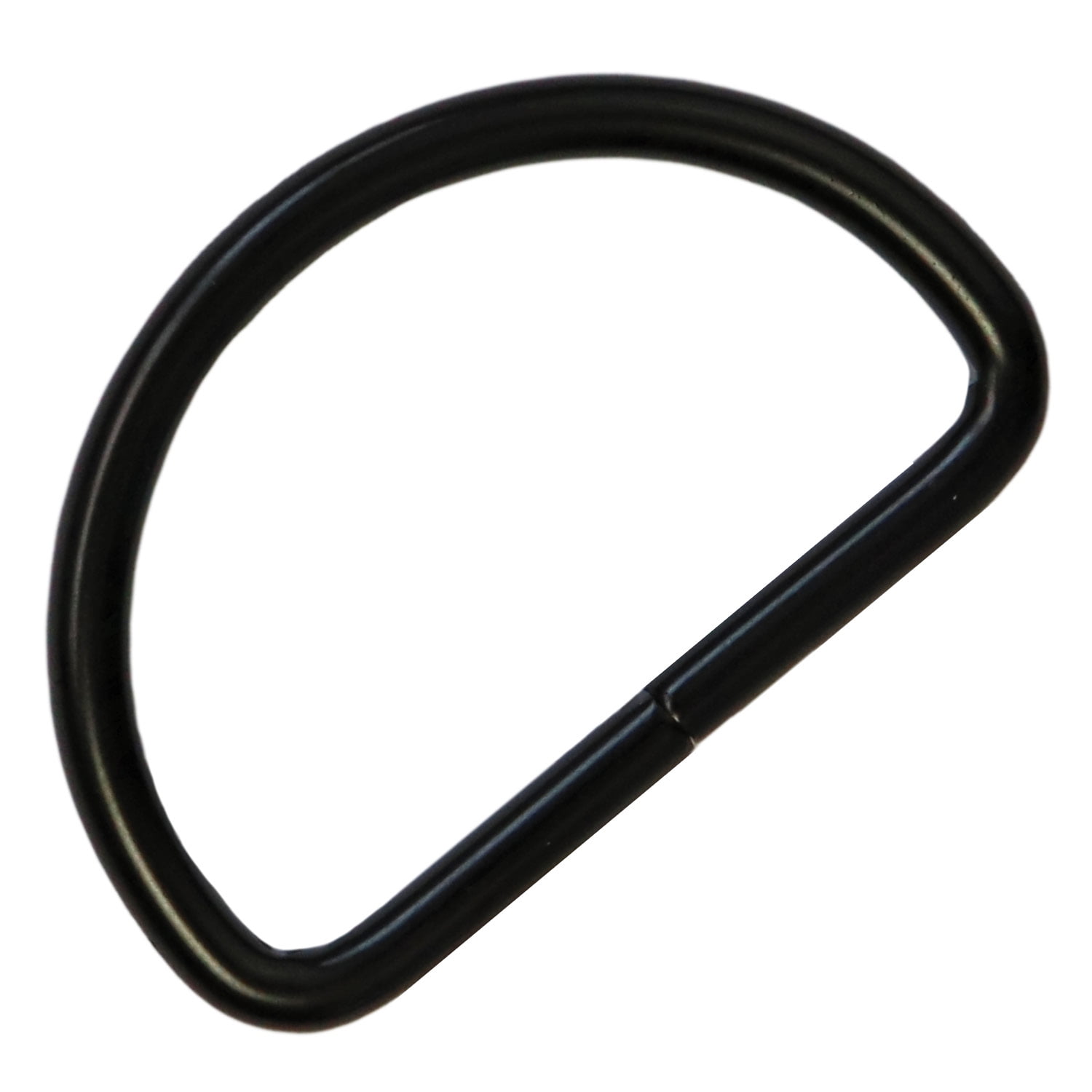 CrocSee Metal D Ring 1 inch Non Welded Nickel Plated Pack Of 100 Large