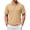 Light Brown, variant on RICHCOIN Polo Shirts for Men Short Sleeve Classic Collared Casual Knit Golf T Shirt Summer Tops